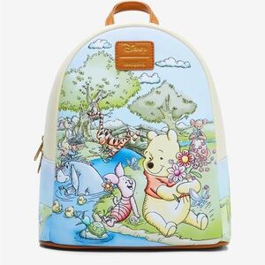 Loungefly Disney Winnie the Pooh Spring Scene Mini Backpack
